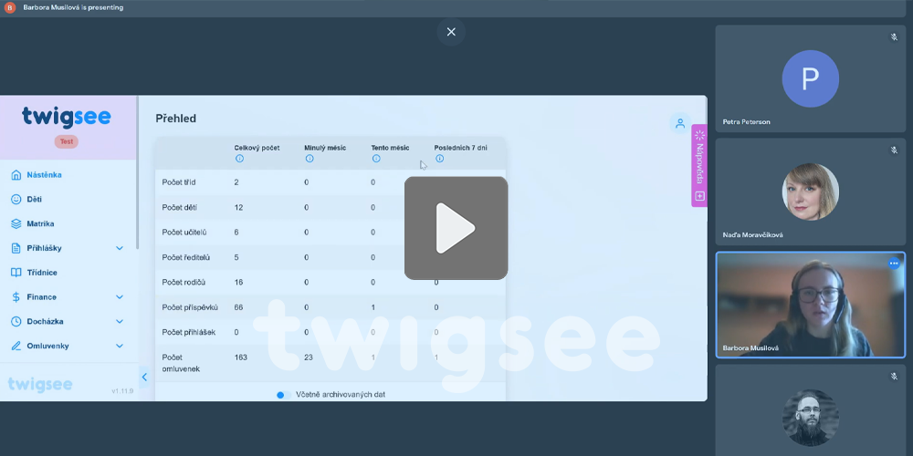 Twigsee - webinář: Přijímací řízení?