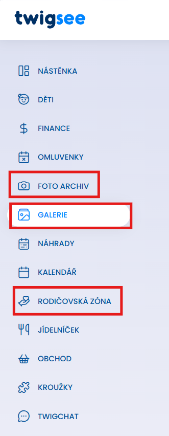 Menu z pohledu rodiče